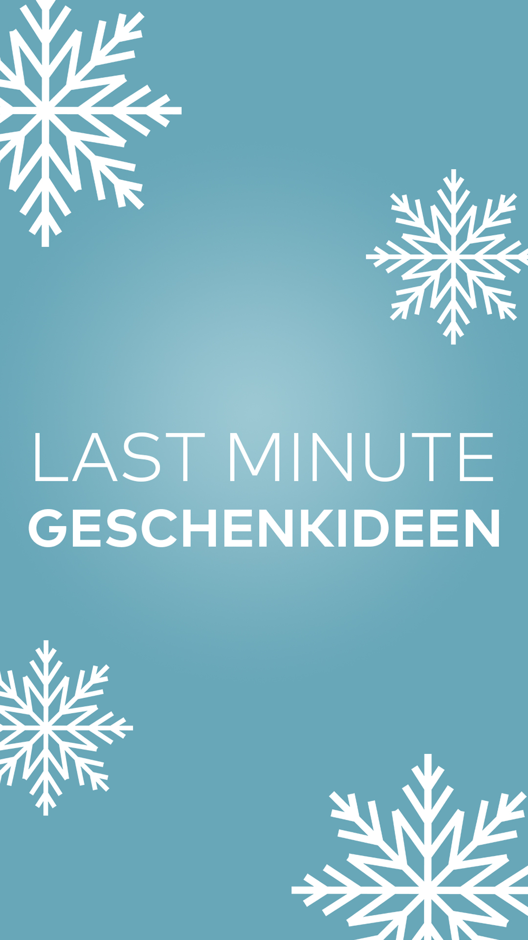 LAST MINUTE Geschenkideen!